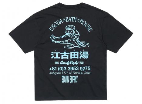 Edwin Ekoda Bath House Tshirt Black I037318