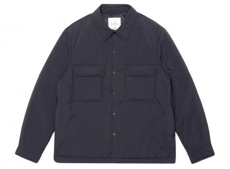 Edwin Nest Padded Overshirt LS Dark Navy I037336