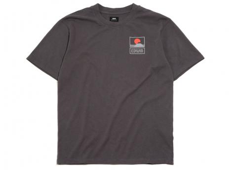 Edwin Sunset On Mt Fuji Tshirt Ebony