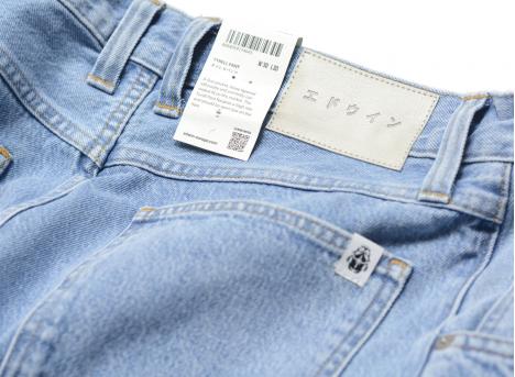 Edwin Tyrell Pant Blue Heavy Bleach Wash I034923