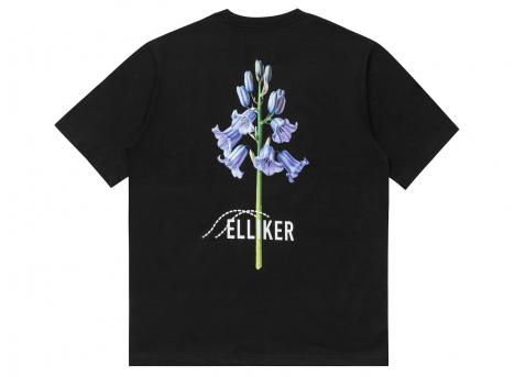 Elliker Rill Bluebell Print Tshirt Black