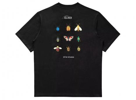 Elliker Rill Bug Print Tshirt Black