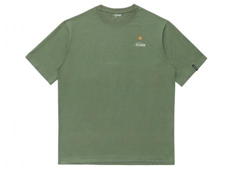 Elliker Rill Bug Print Tshirt Dark Mint