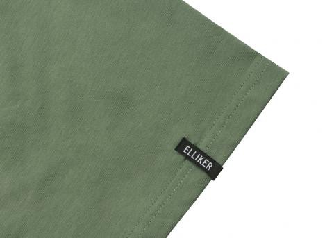 Elliker Rill Bug Print Tshirt Dark Mint