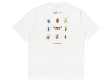 Elliker Rill Bug Print Tshirt White