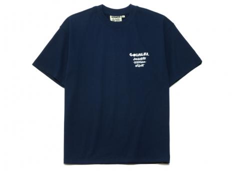 Gouache Bouquet de Fleurs Tee Navy