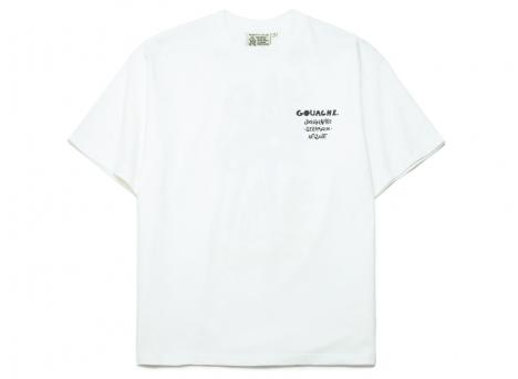 Gouache Bouquet de Fleurs Tee White