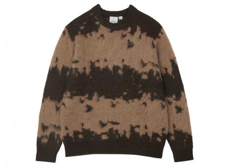 Gramicci Mohair Splatter Sweater Taupe Splatter G6FM-J037