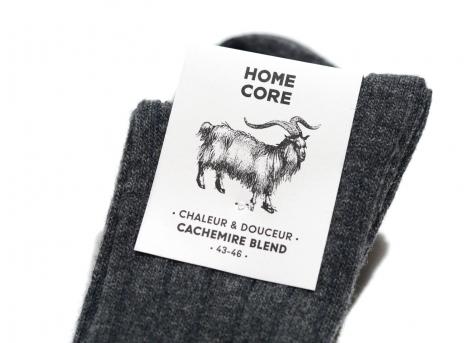 Homecore Cashmere Blend Socks Anthracite