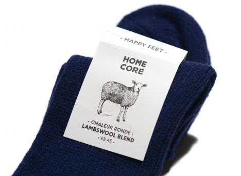 Homecore Wool Socks Primary Navy