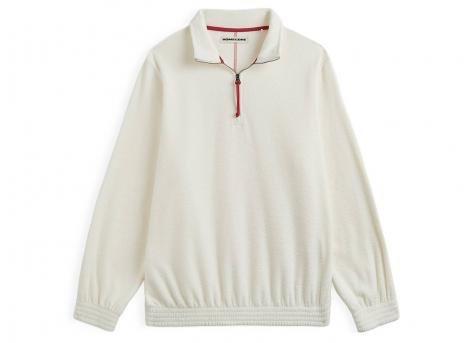 Homecore Atys Sponge Halfzip Sweatshirt Ecru 1-206-601