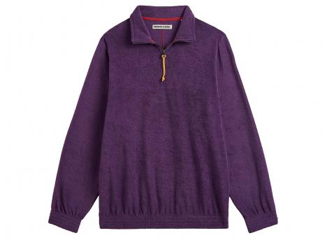 Homecore Atys Sponge Halfzip Sweatshirt Grape 1-206-601