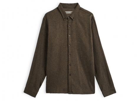 Homecore Tokyo Alaska Shirt Dark Khaki 1-206-306