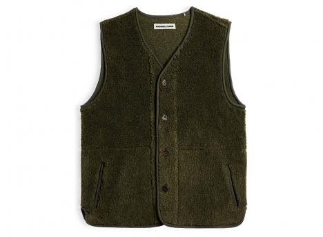 Homecore Troy Sherpa Vest Khaki 1-206-114