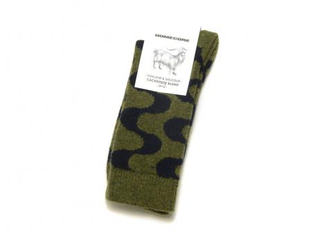 Homecore Waves Socks Agave-Navy 1-206-710