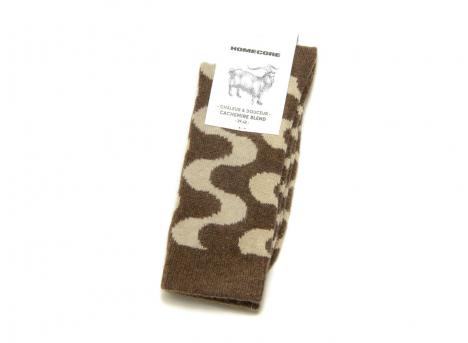 Homecore Waves Socks Sand-Cocoa 1-206-710