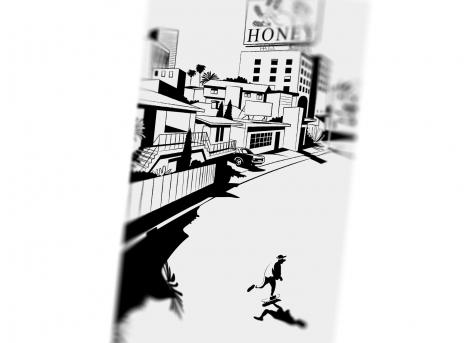 Honey City Deck White / Black