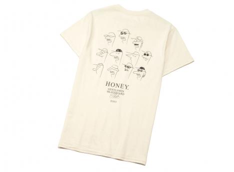 Honey Gentlemen Club Tee Ecru