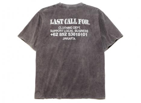 Last Call For Support Local Business Tshirt Oldgrey / Vaporous Grey TESUSTOLMC