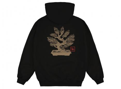 Magenta Bonsai Hoodie Black