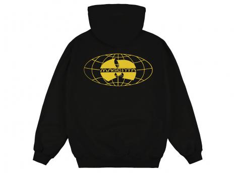 Magenta Shaolin Hoodie Black