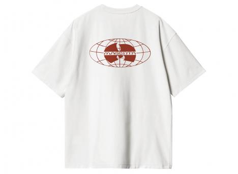 Magenta Shaolin Tee White