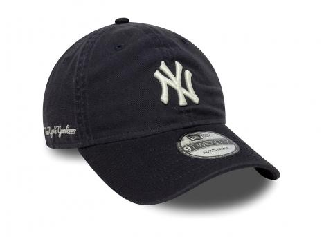 New Era 9TWENTY New York Yankees Mlb Washed Script Navy 60771799