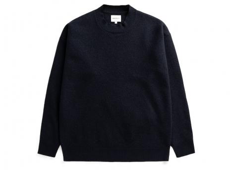 Norse Projects Kragholm Boiled Crewneck Dark Navy N45-0679-7004