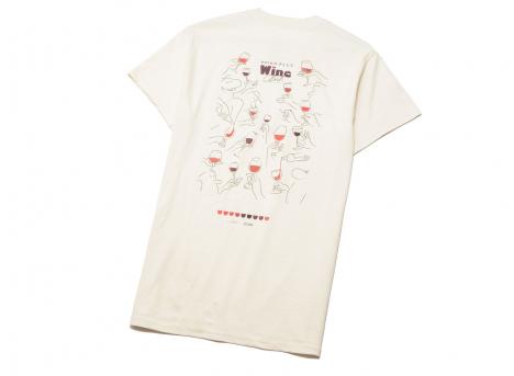 Novoid Plus Wine Club Tee Beige
