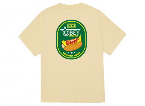 Obey Absolutely Absurd Tee Pale Yellow 165264368