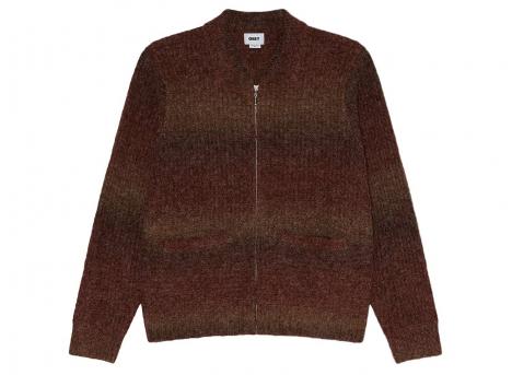 Obey Anton Gradient Cardigan Brown Multi 151010054BWM