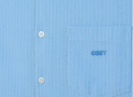 Obey Barry Woven Sky Blue Multi 181210470