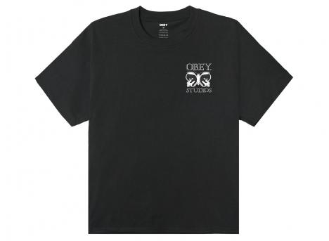 Obey Catch And Release Tee Vintage Black 168024383