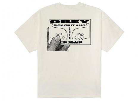 Obey Club Tee Vintage White 168024323