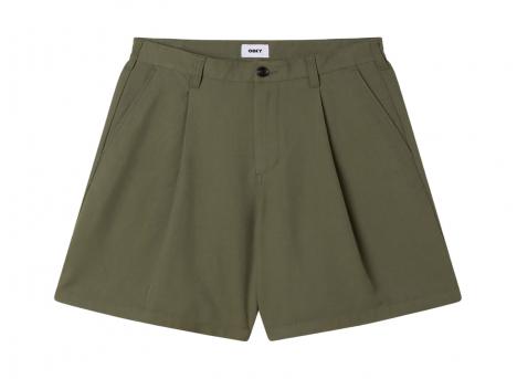 Obey Dean Pleated Short Tea Leaf 172100101