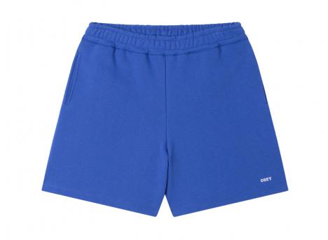 Obey Established Works Bold Sweat Short Electric Indigo 172120116