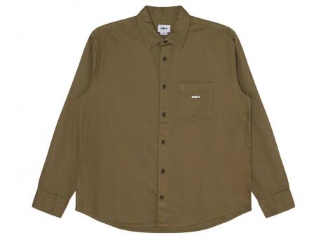 Obey Frankie Woven Dusty Green 181200436DKG