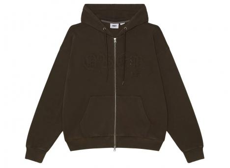 Obey Gothic Zip Hood Dusty Black Olive 111640030DBOV