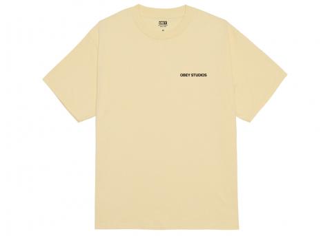 Obey Moves Of Life Tee Pale Yellow 165264343