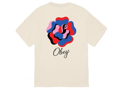 Obey Paper Rose Tee Cream 165264300