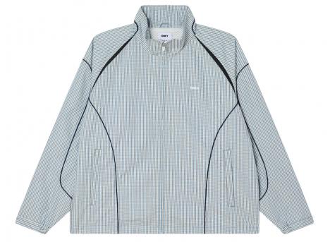 Obey Practice Windbreaker Plaid Multi 121800618