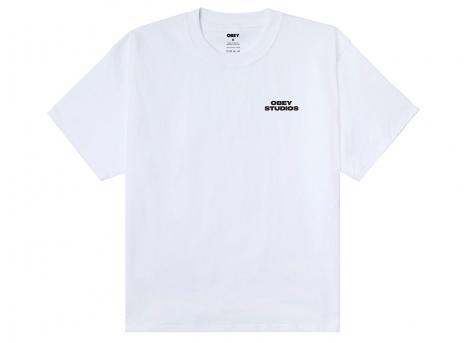 Obey Sky Face Tee White 168024320