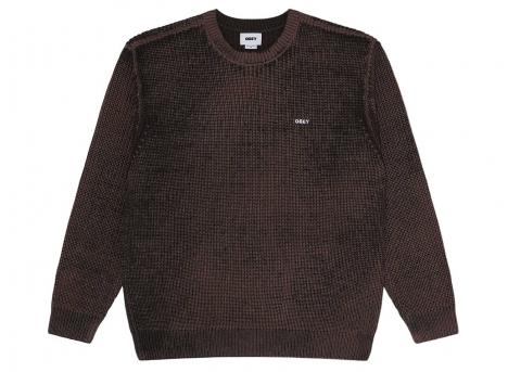 Obey Spray Effect Sweater Morel Multi 151000109MOE