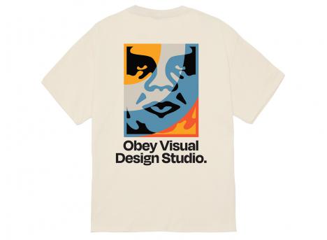 Obey Visual Design Studio Tee Cream 165264305