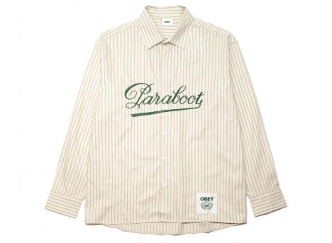 Obey x Paraboot Bochy Embroidered Shirt Birch