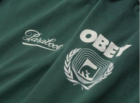 Obey x Paraboot Krank T-Shirt Green