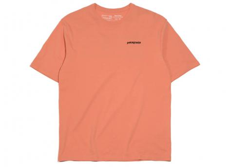 Patagonia P6 Logo Organic Cotton Tee Mellow Melon