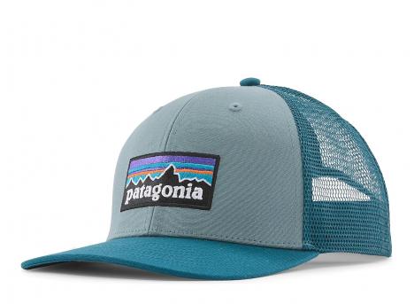 Patagonia P6 Logo Trucker Hat Blue Sage 38289-BLSG