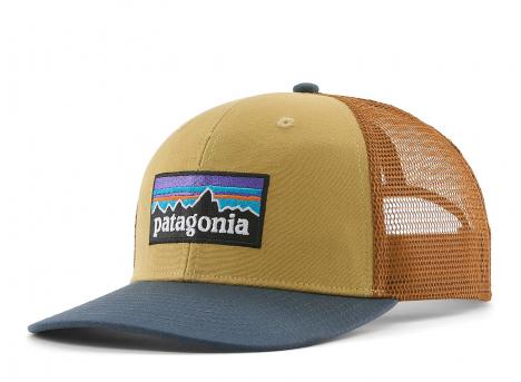 Patagonia P6 Logo Trucker Hat Lynx Tan 38289-LYTN