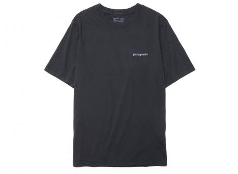 Patagonia P6 Logo Tshirt Ink Black
